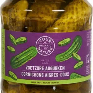 Your Organic Nature Augurken Zoetzuur (670 gr)