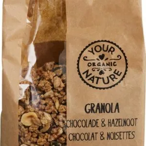 Your Organic Nature Granola Chocolade & Hazelnoot (375 gr)
