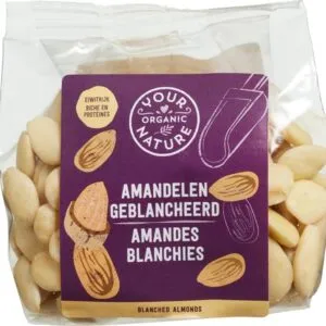 Your Organic Nature Amandelen Geblancheerd (160 gr)