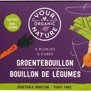 Your Organic Nature Groentebouillonblokjes Helder Zonder Gist (6 stuks)