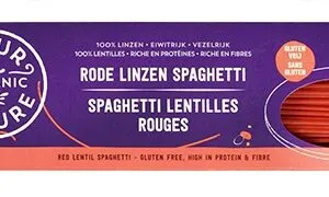 Your Organic Nature Spaghetti Van Rode Linzen (250 gr)