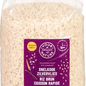 Your Organic Nature Zilvervliesrijst Snelkook (800 gr)