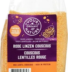 Your Organic Nature Couscous Rode Linzen (400 gr)