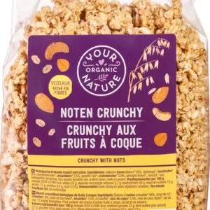 Your Organic Nature Muesli Crunchy Noten (600 gr)