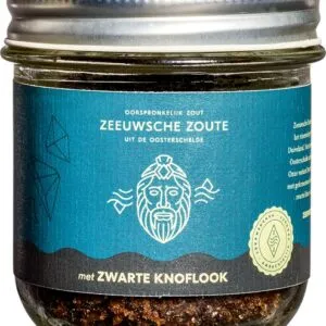 Zeeuwsche Zoute Zout Met Zwarte Knoflook (100 gr)