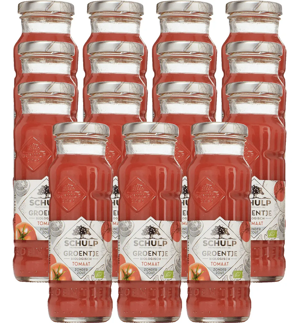 Schulp Tomatensap Bio 15 Pack (15 x 200 ml)