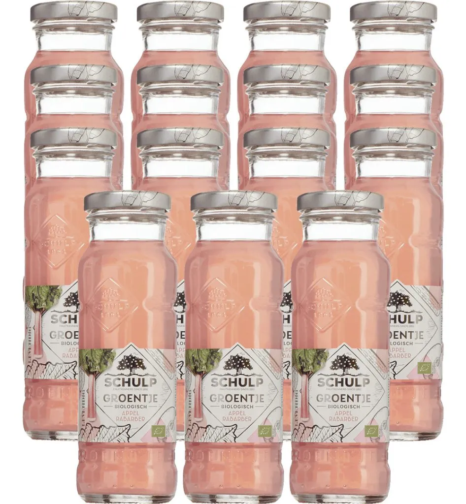 Schulp Appel Rabarbersap Bio 15 Pack (15 x 200 ml)