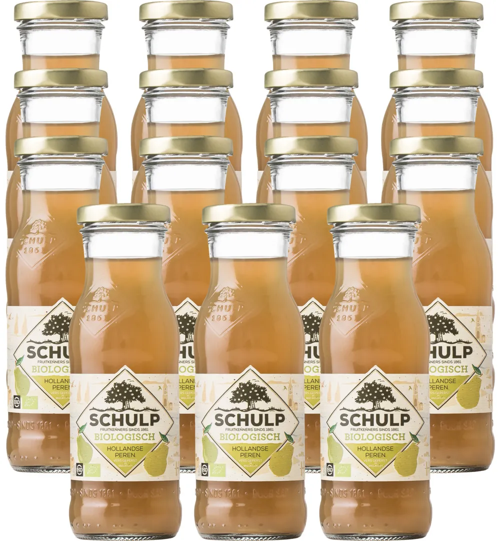 Schulp Perensap Bio 15 Pack (15 x 200 ml)