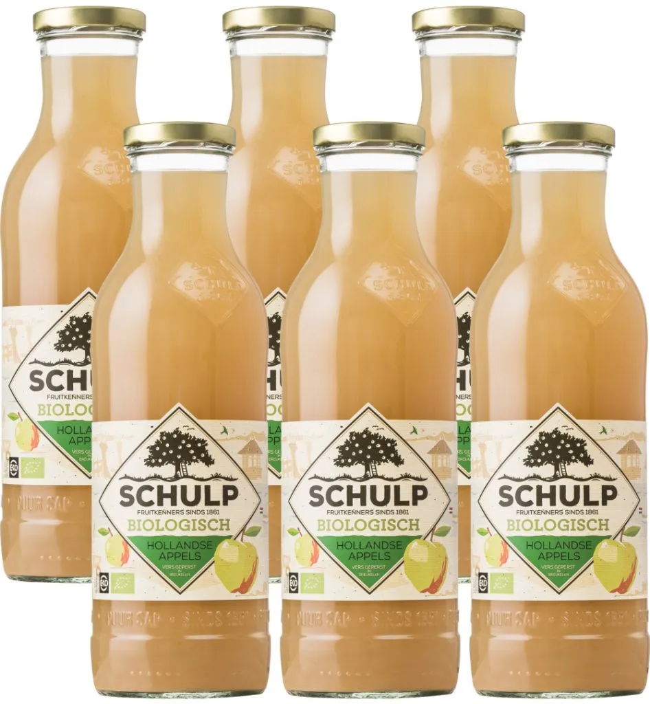 Schulp Appelsap Bio 6 Pack (6 x 750 ml)