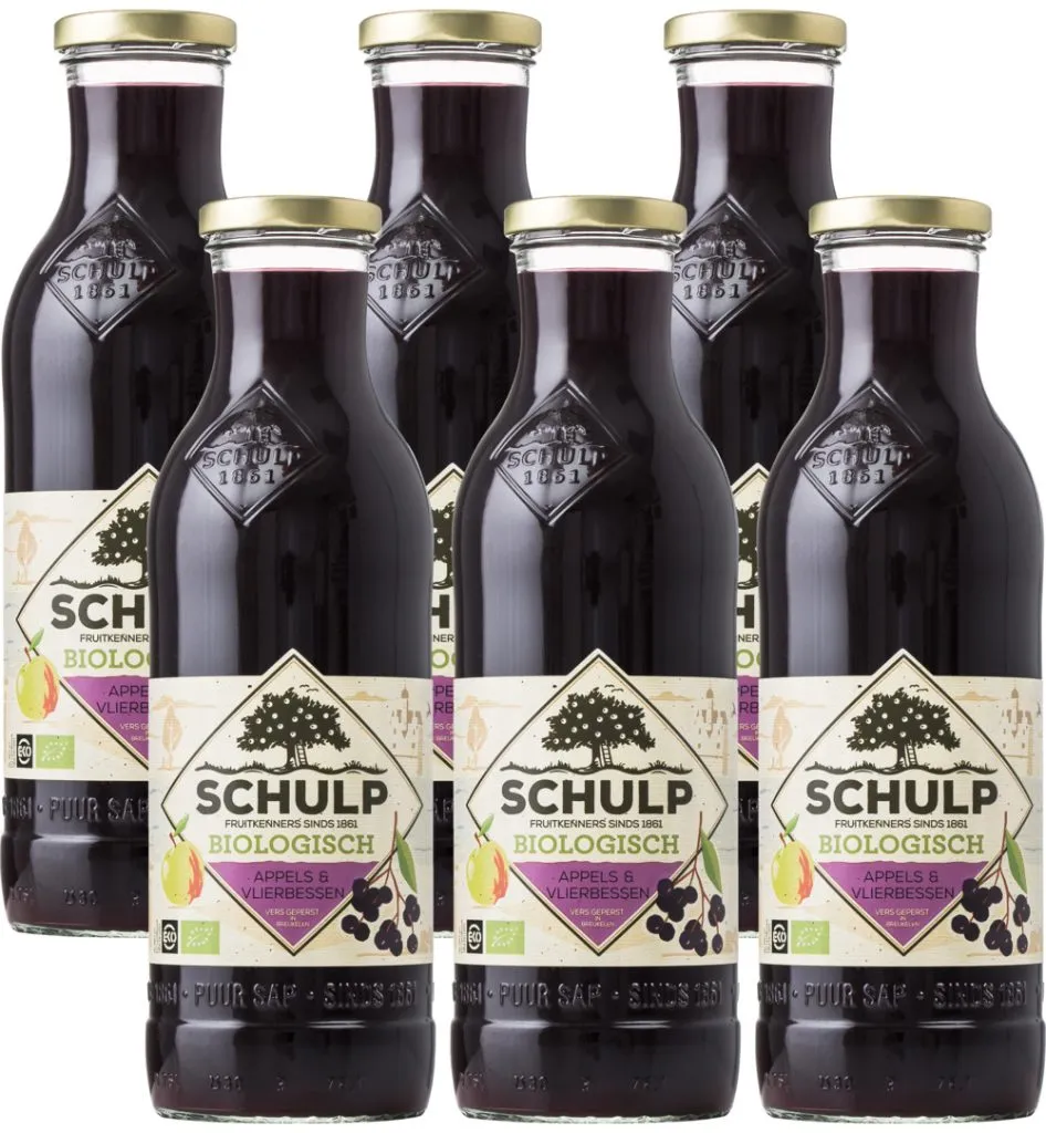 Schulp Appel & Vlierbessap Bio 6 Pack (6 x 750 ml)