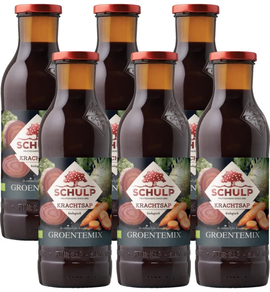 Schulpgroentemix Puur Bio 6 Pack (6 x 750 ml)