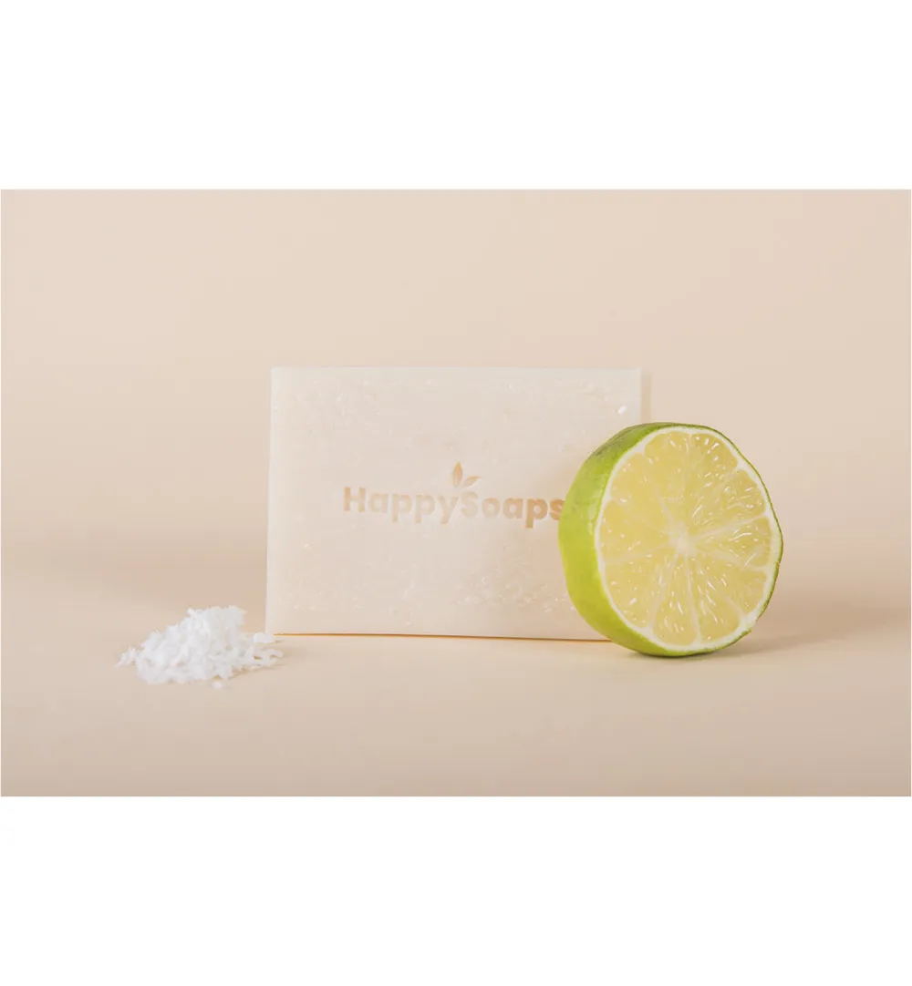Happysoaps Body bar kokosnoot & limoen (100 gr)