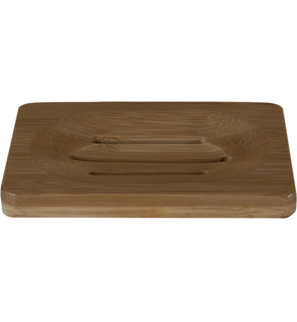 Happysoaps Zeephouder bamboe voor 2 shampoo bars (1 stuk)