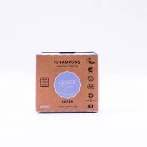 Ginger Organic Tampon super (15 stuks)