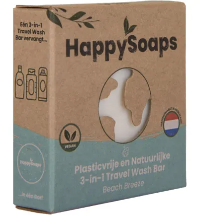 Happysoaps 3-in-1 Travel wash beach (40 gr) - image 3