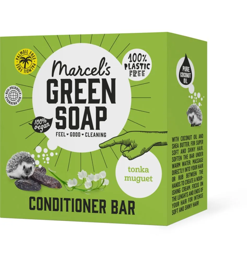 Marcel's Green Soap Conditioner Bar Tonka & muguet (60 gr)