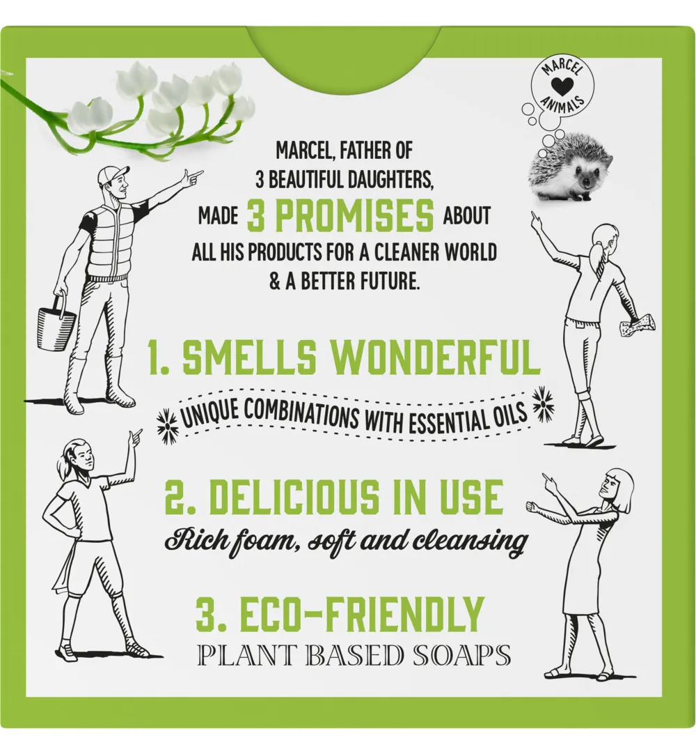 Marcel's Green Soap Conditioner Bar Tonka & muguet (60 gr) - image 2