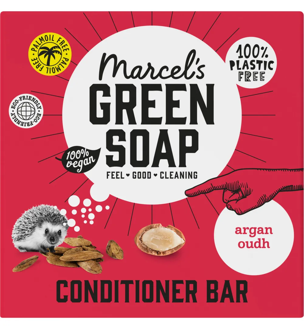 Marcel's Green Soap Conditioner Bar argan & Oudh (60 gr)