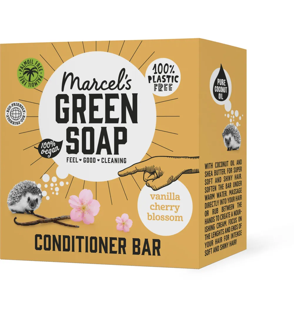 Marcel's Green Soap Conditioner Bar Vanille & Cherry Blossom (60 gr)