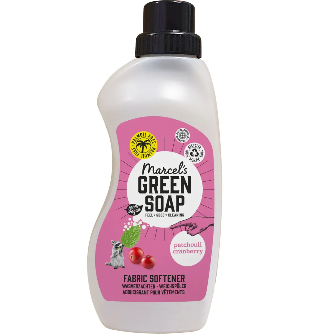 Marcel's Green Soap Wasverzachter Patchouli & Cranberry (750 ml)
