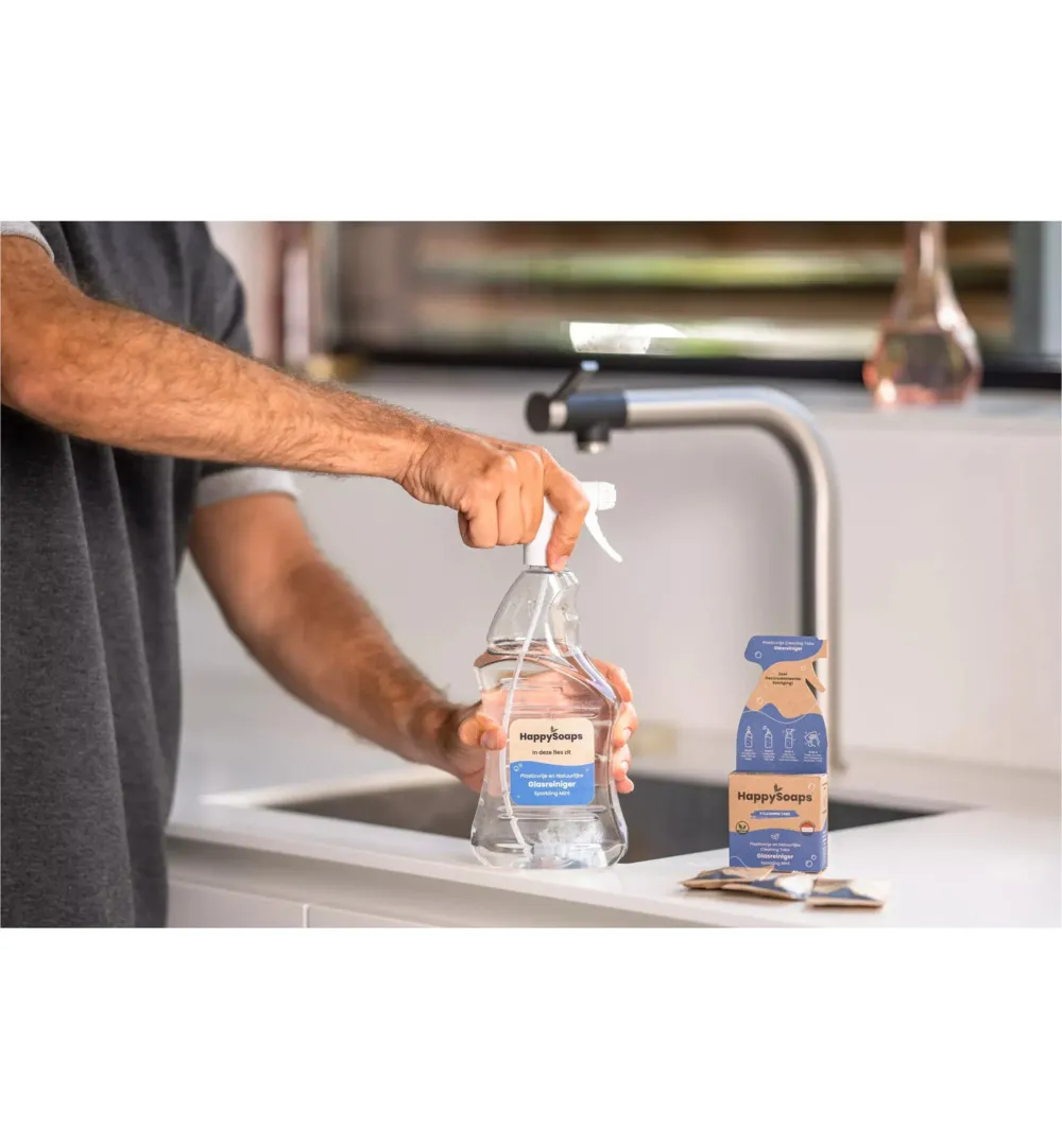 Happysoaps Cleaning tabs glasreiniger sparkling mint (3 stuks) - image 5