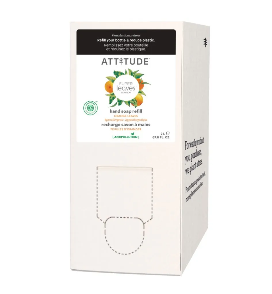 Attitude Super Leaves Bulk2 Go Handzeep orange leaves (2000 ml)