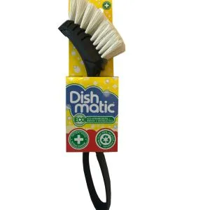 Dishmatic Eco Afwasborstel Van 99% Gerecycled Plastic En Borstelharen (1 stuk)