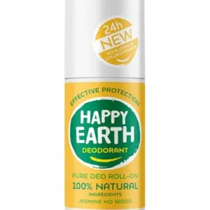 Happy Earth Deodorant roll on jasmine ho wood (75 ml)