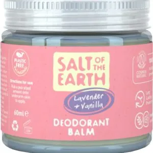Salt Of The Earth Natural Deodorant Balm, Lavender & Vanilla (60 ml)