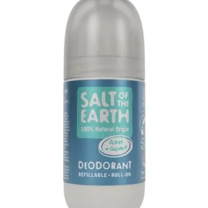 Salt Of The Earth Natural Deodorant Roll On, Ocean & Coconut (75 ml)
