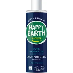 Happy Earth Pure showergel men protect (300 ml)