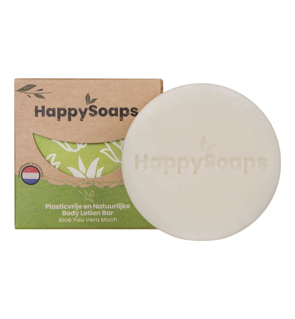 Happysoaps Body Oil Bar Aloe You Vera Much (70 gr)