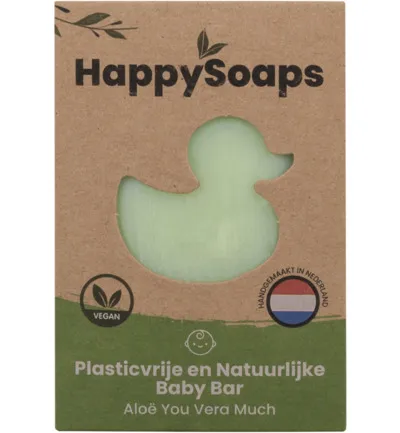 Happysoaps Baby shampoo & body wash aloe you very much (80 gr)