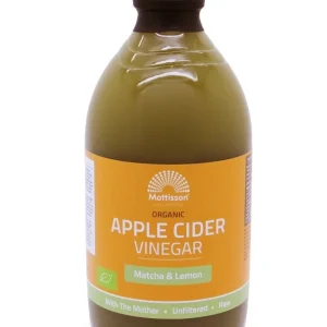 Mattisson Organic Apple Cider Vinegar - Matcha & Lemon (500 ml)