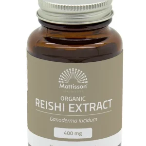 Mattisson Organic Reishi Extract 400Mg (60 capsules)