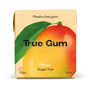 True Gum Mango suikervrij (21 gr)