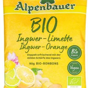 Alpenbauer Bonbons Gember-Sinaasappel (90 gr)