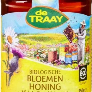 De Traay Bloemenhoning Vloeibaar (350 gr)