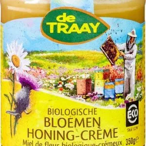 De Traay Bloemenhoning Crème (350 gr)