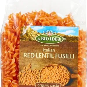 La Bio Idea Fusilli Rode Linzen Glutenvrij (250 gr)