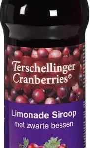 Terschellinger Limonadesiroop Cranberry En Zwarte Bessen (500 ml)