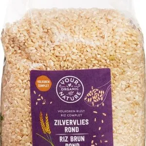 Your Organic Nature Zilvervliesrijst Rond (800 gr)