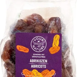 Your Organic Nature Abrikozen Gedroogd, Zonder Pit (300 gr)
