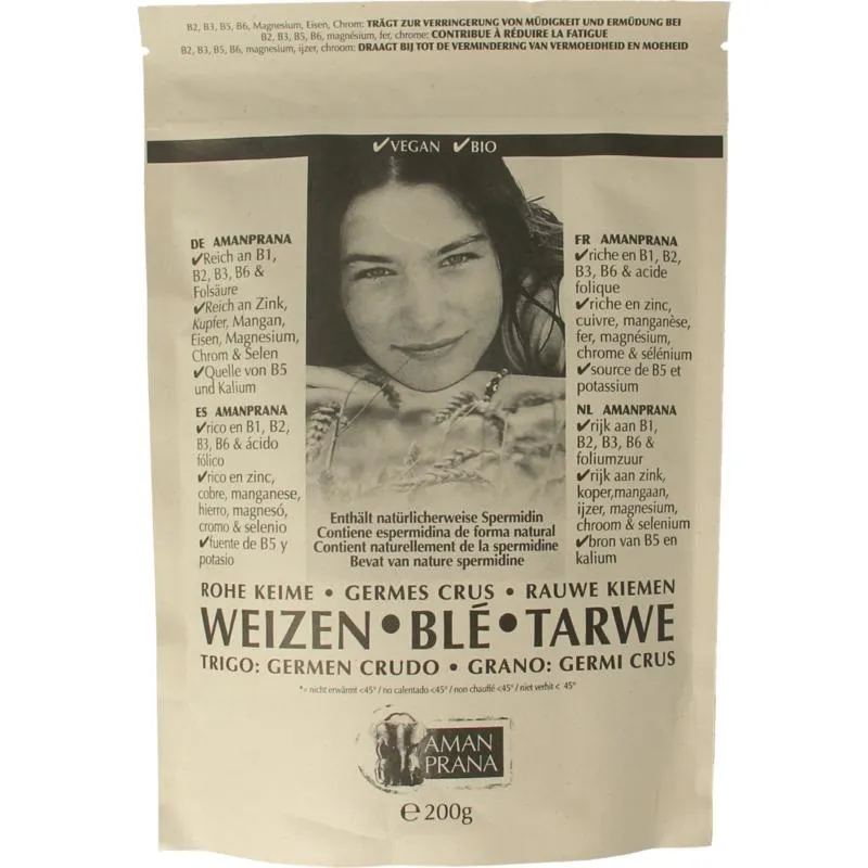 Amanprana Tarwekiemen Raw (200 gr)