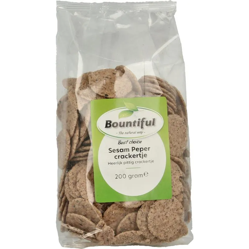 Bountiful Sesame Pepper Cracker (200 gr)