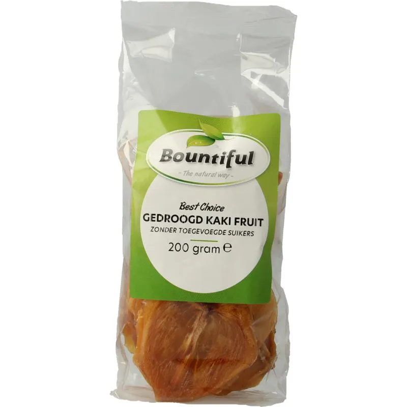 Bountiful Kaki Fruit Gedroogd Zonder Suiker (200 gr)