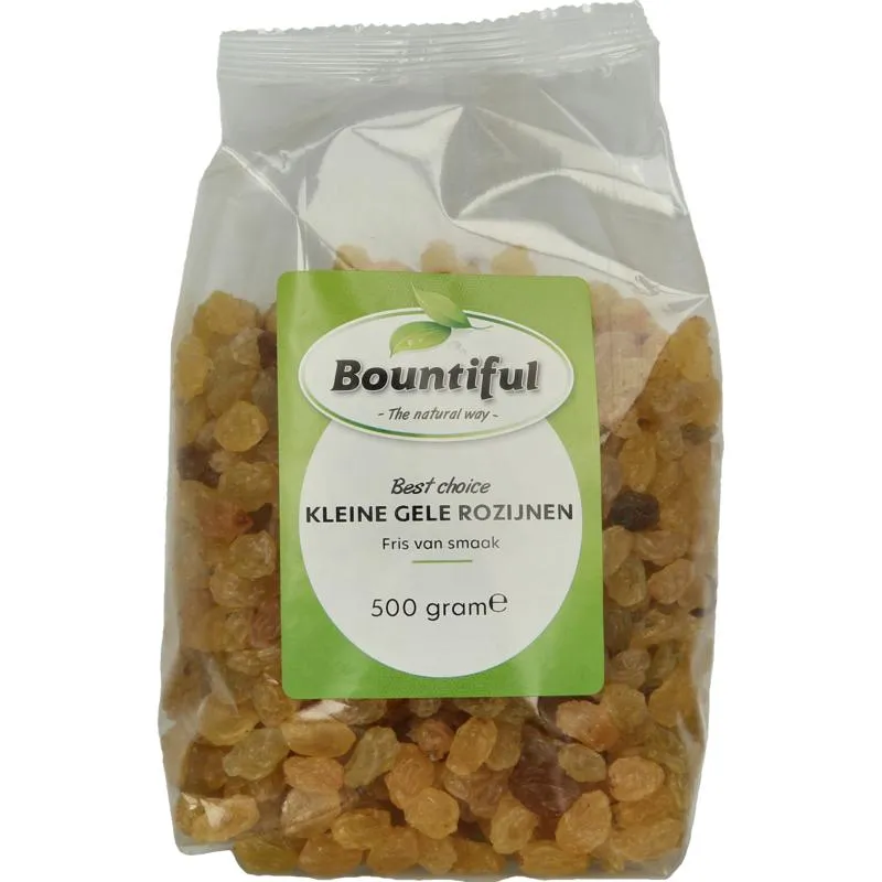 Bountiful Rozijnen Geel Klein (500 gr)