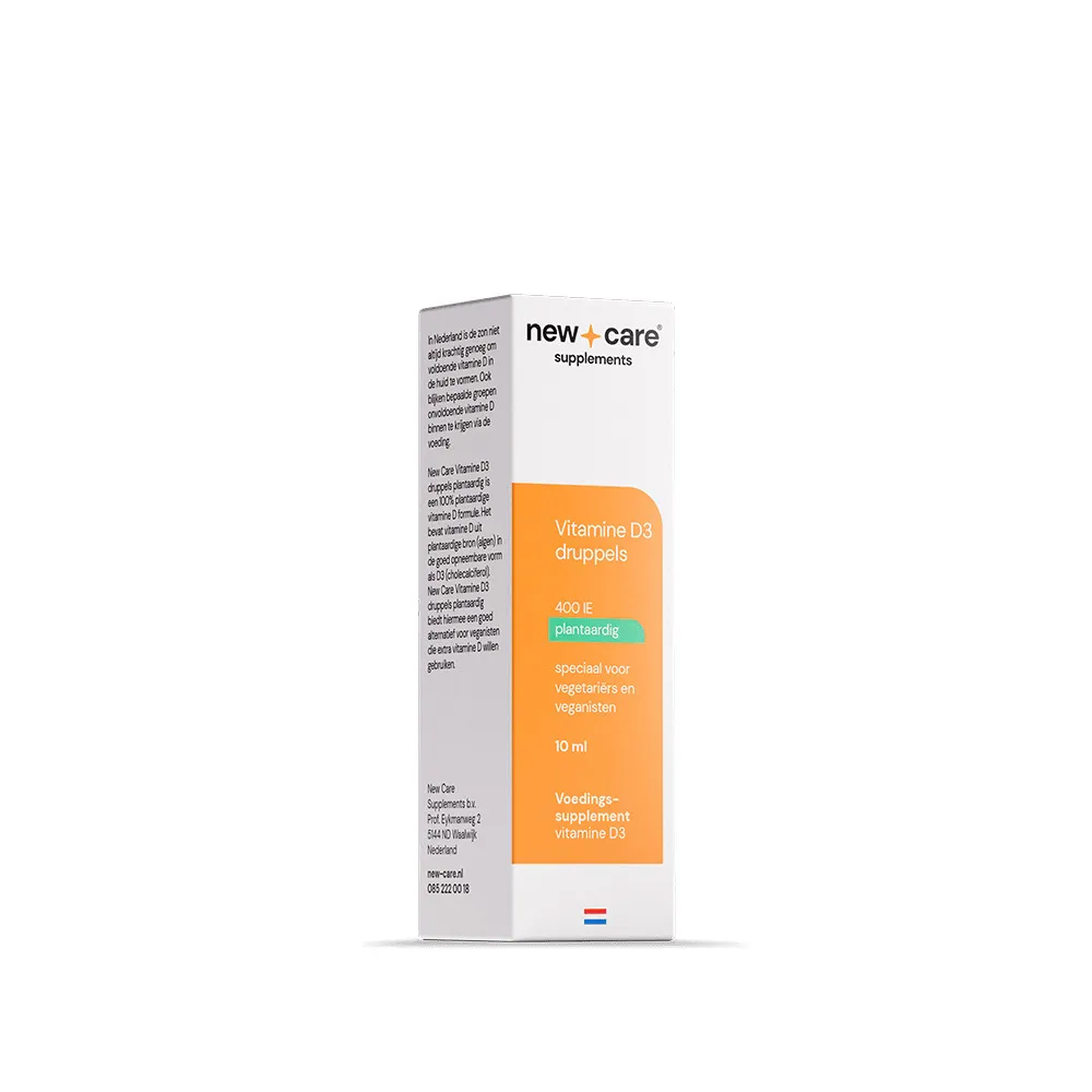 New Care D3 10mcg plantaardig (10 ml)