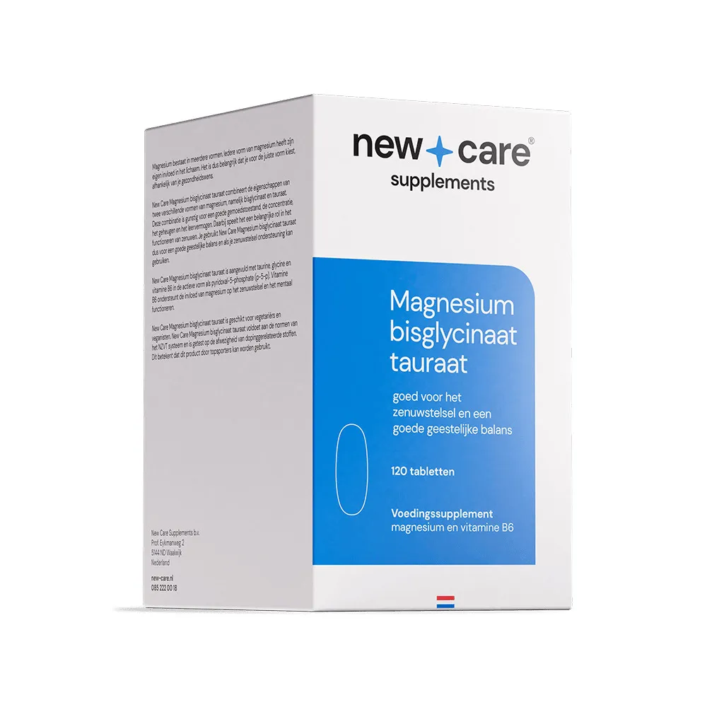 New Care Magnesium bisglycinaat tauraat (120  tabletten)