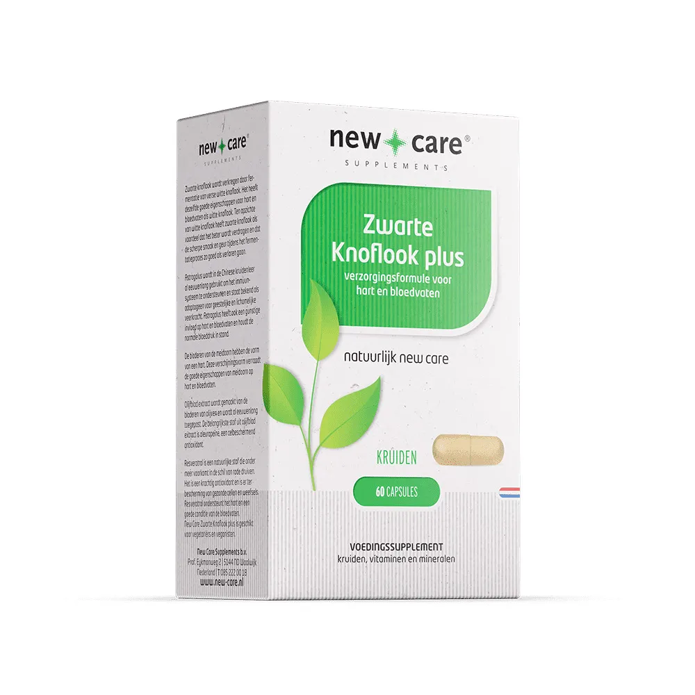 New Care Zwarte knoflook plus (60 capsules)